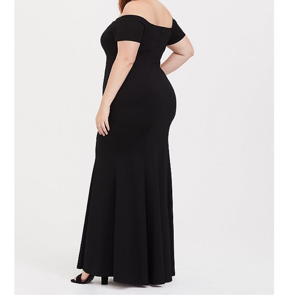 torrid Dresses & Skirts - Black Off The Shoulder Gown for Special Occasions